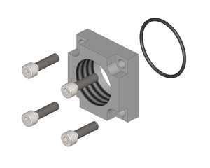 PLATE MOUNTING GOLD ON PPV