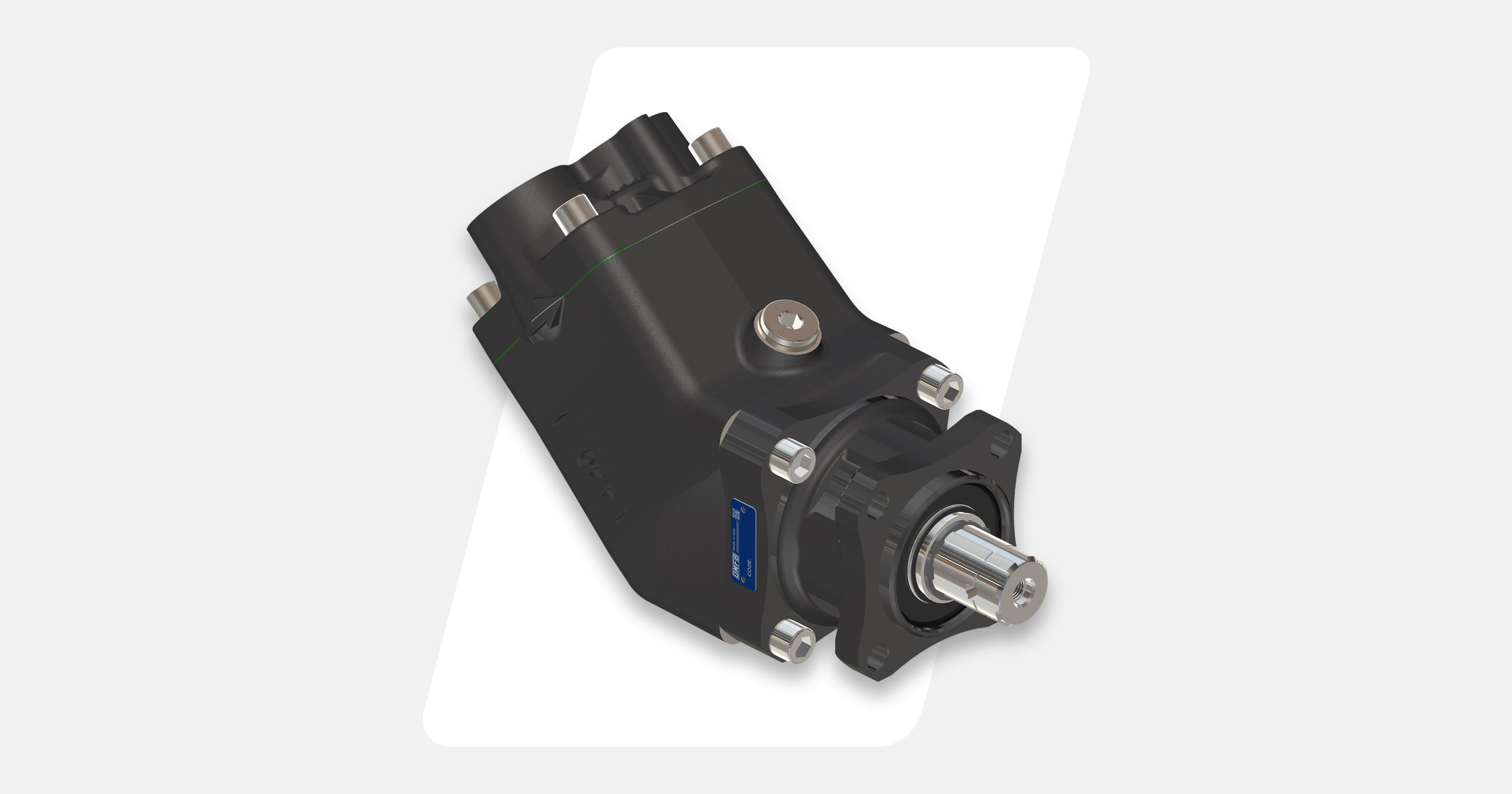 Bent axis piston pumps HDS series